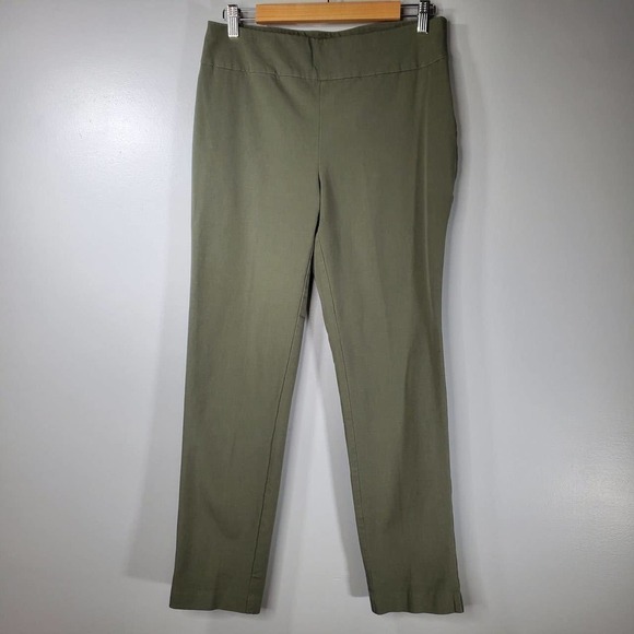 Chico's Fabulously Slimming 4-Way Stretch Pants Army Green Size .5 / Small - Picture 11 of 12